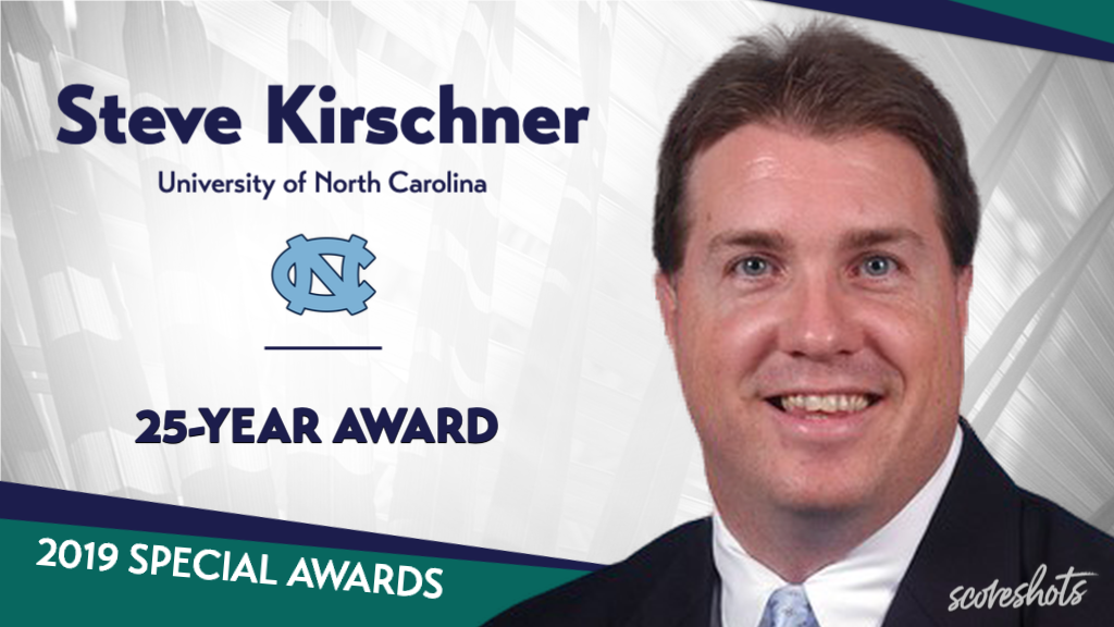 2019 Special Awards Salute: Steve Kirschner (North Carolina), CoSIDA 25-Year Award